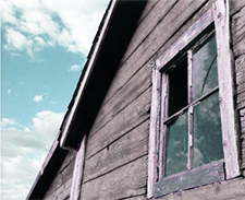 Broken Barn Window