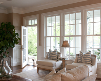 Wall of Windows and Glass Door